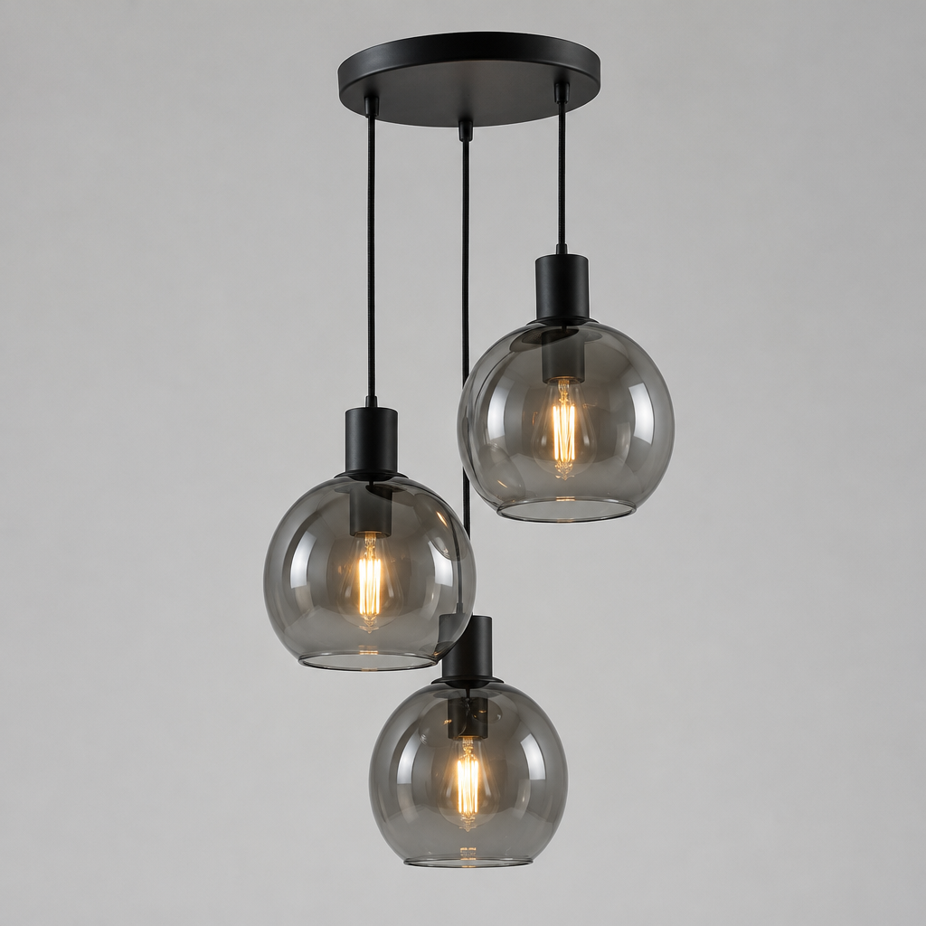 Draventa 117 Three-Light Cluster Pendant